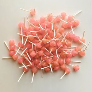 Pink Lollipop Plastic Charms